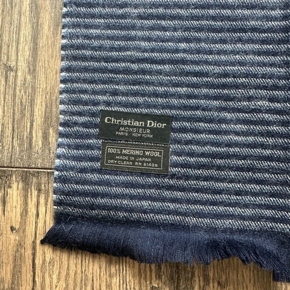 Elegant and timeless vintage Christian Dior Monsieur scarf